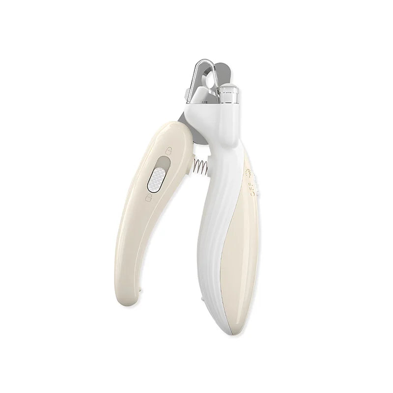 Cortador de unhas multiuso para animais de estimação com luz LED para cães e gatos, limpeza, cosa, proteção